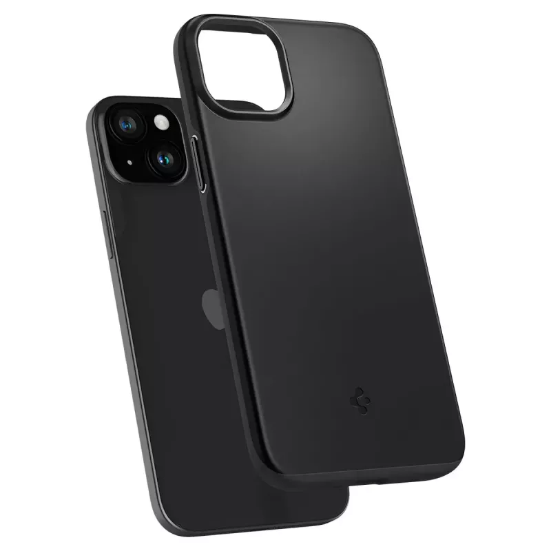 Dėklas Spigen ACS06776, skirtas iPhone 15 15,5 cm, juodas