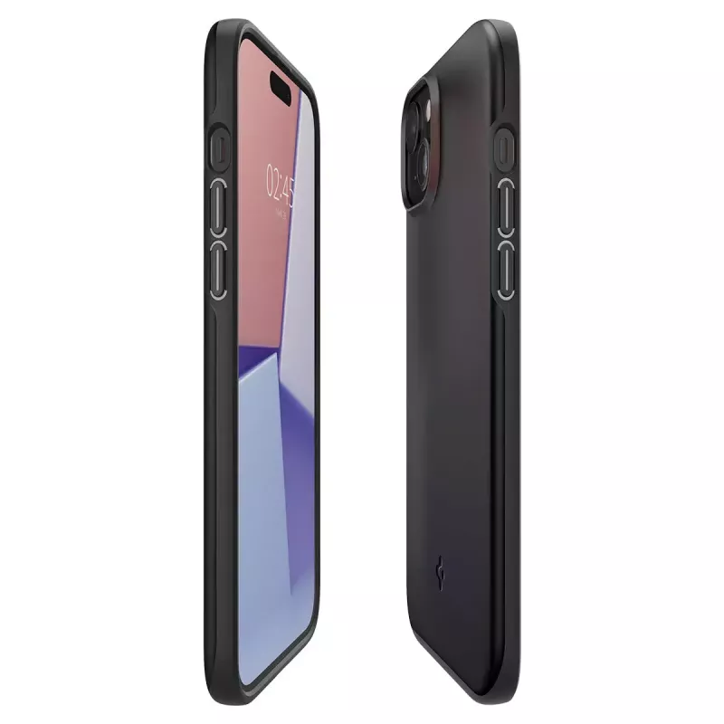 Dėklas Spigen ACS06776, skirtas iPhone 15 15,5 cm, juodas