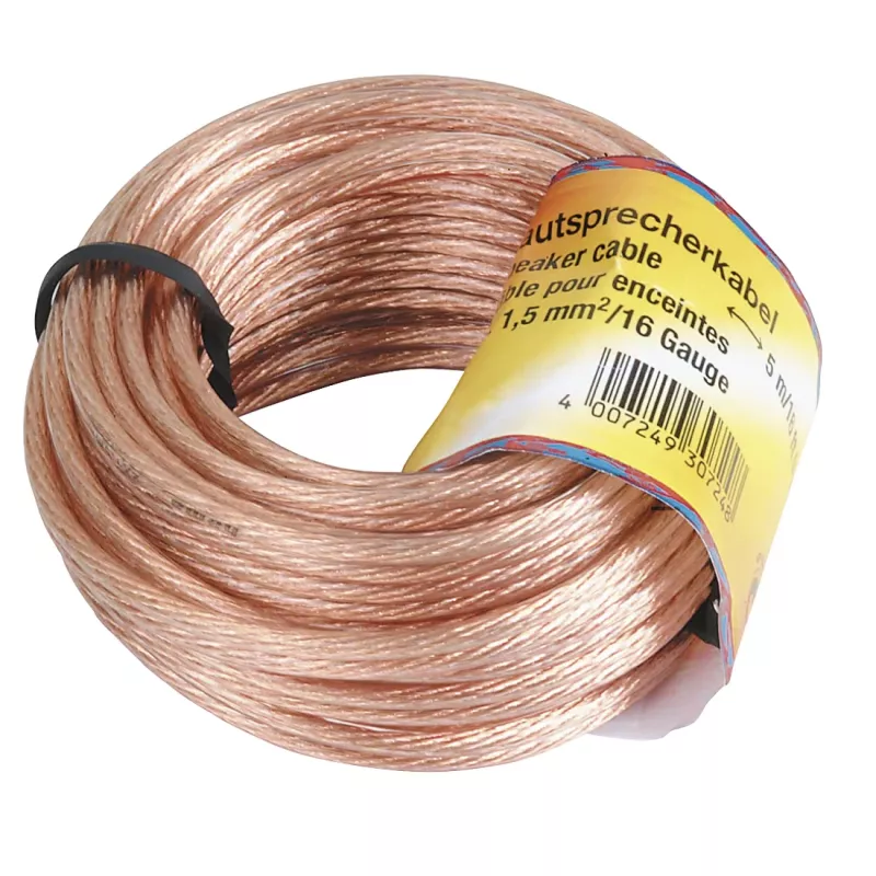 Hama 00205142 garso kabelis 10 m skaidrus