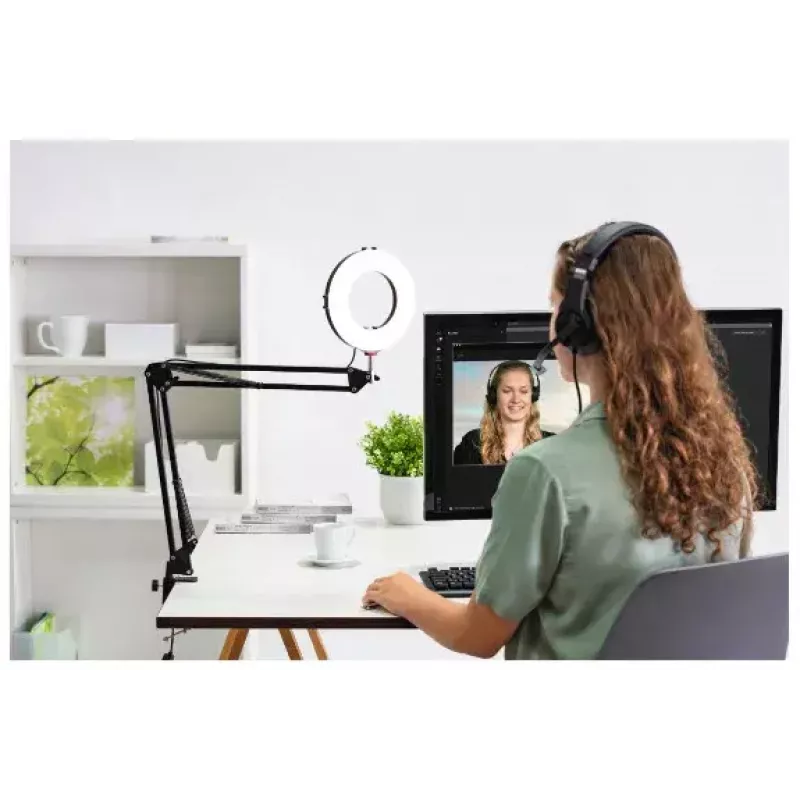 Hama 700 II žiedinė lempa, mikrofonas, internetinė kamera, fotoaparatas, mobilusis telefonas / išmanusis, planšetė / UMPC juoda