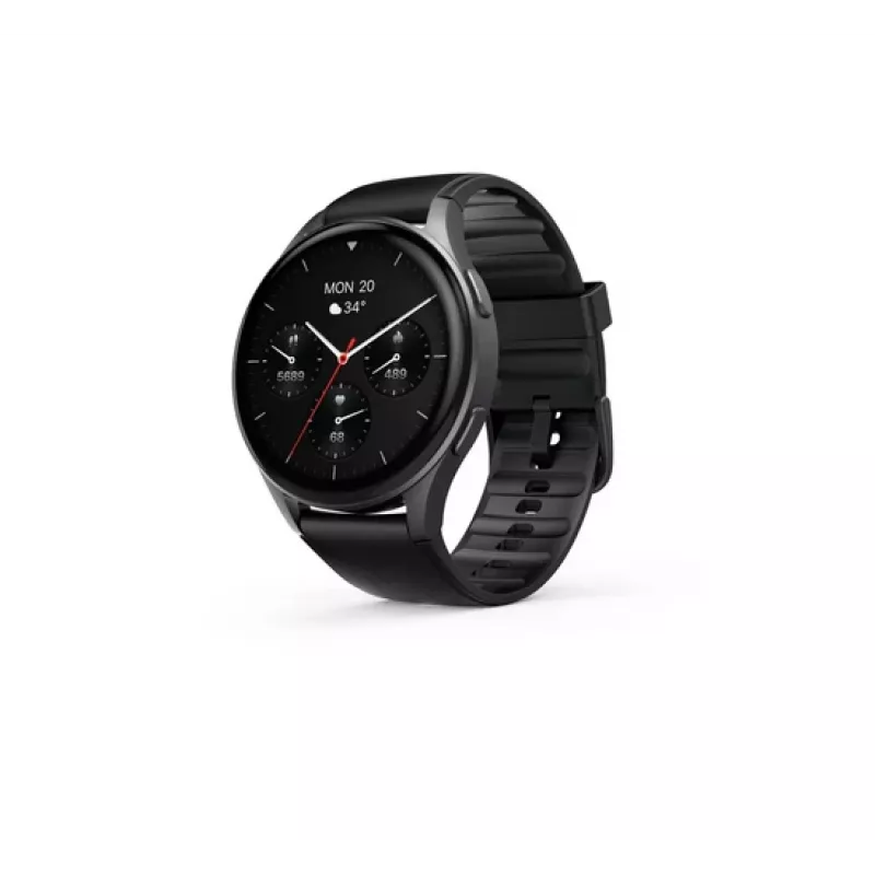 Hama Smartwatch 8900 3,63 cm (1,43 colio) AMOLED 45 mm skaitmeninis 466 x 466 pikselių jutiklinis ekranas juodas GPS (palydovinis)