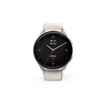 Hama Smartwatch 8900 3,35 cm (1,32 col.) AMOLED 42 mm skaitmeninis 466 x 466 pikseliai jutiklinis ekranas sidabrinis GPS (palydovinis)
