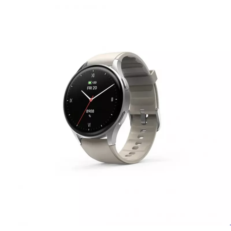 Hama Smartwatch 8900 3,35 cm (1,32 col.) AMOLED 42 mm skaitmeninis 466 x 466 pikseliai jutiklinis ekranas sidabrinis GPS (palydovinis)