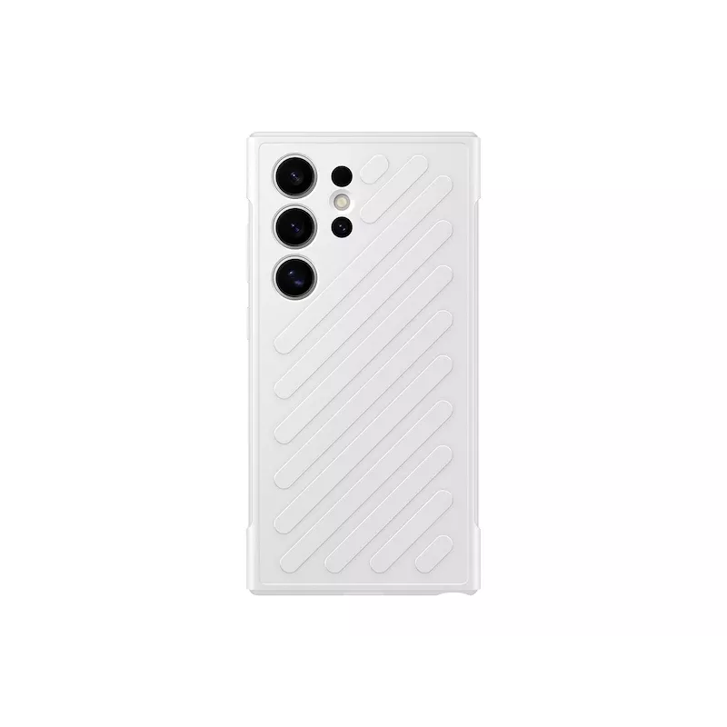 Dėklas Samsung Galaxy S24 Ultra šviesiai pilkas vienspalvis