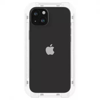 Spigen iPhone 15 Glas.tR EZ Fit ekrano apsauga grūdintas stiklas permatomas