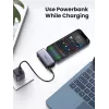 Išorinė baterija UGREEN 35338, 5000 mAh, pilka, nešiojama baterija išmaniajam telefonui, vieno įrenginio išvestis