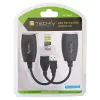 Techly IUSB-EXTENDTY5 kabelio jungčių adapteris USB RJ-45 juodas