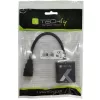 Techly kabelio adapteris keitiklis HDMI į VGA juodas 0,1 m 1920x1200 60 Hz