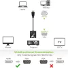 Techly kabelio adapteris keitiklis HDMI į VGA juodas 0,1 m 1920x1200 60 Hz