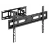 Manhattan televizoriaus ir monitoriaus laikiklis, tvirtinamas prie sienos, visiškai judamas, 1 ekranas, 37–65 inch, juodas, VESA 100x100 iki 600x400 mm, maks. 40 kg