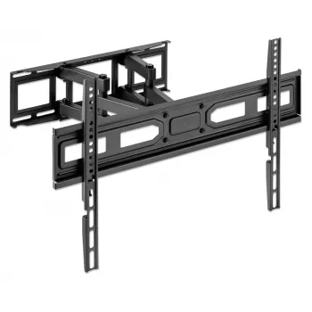 Manhattan televizoriaus ir monitoriaus laikiklis, tvirtinamas prie sienos, visiškai judamas, 1 ekranas, 37–65 inch, juodas, VESA 100x100 iki 600x400 mm, maks. 40 kg
