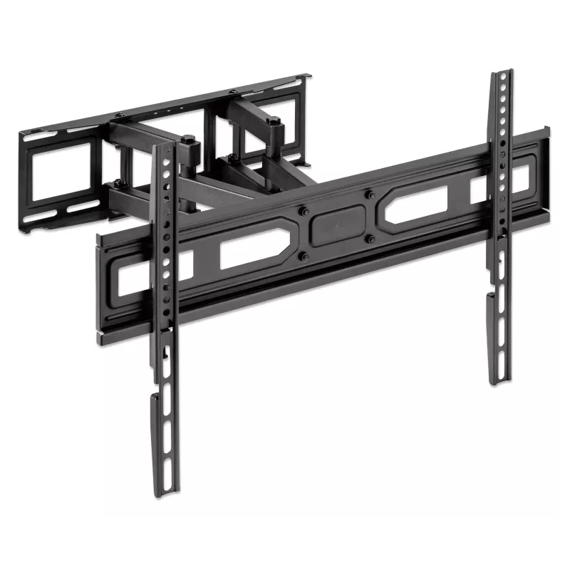 Manhattan televizoriaus ir monitoriaus laikiklis, tvirtinamas prie sienos, visiškai judamas, 1 ekranas, 37–65 inch, juodas, VESA 100x100 iki 600x400 mm, maks. 40 kg