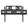 Manhattan televizoriaus ir monitoriaus laikiklis, tvirtinamas prie sienos, visiškai judamas, 1 ekranas, 37–65 inch, juodas, VESA 100x100 iki 600x400 mm, maks. 40 kg