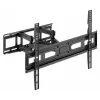 Manhattan televizoriaus ir monitoriaus laikiklis, tvirtinamas prie sienos, visiškai judamas, 1 ekranas, 37–65 inch, juodas, VESA 100x100 iki 600x400 mm, maks. 40 kg