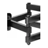 Manhattan televizoriaus ir monitoriaus laikiklis, tvirtinamas prie sienos, visiškai judamas, 1 ekranas, 37–65 inch, juodas, VESA 100x100 iki 600x400 mm, maks. 40 kg