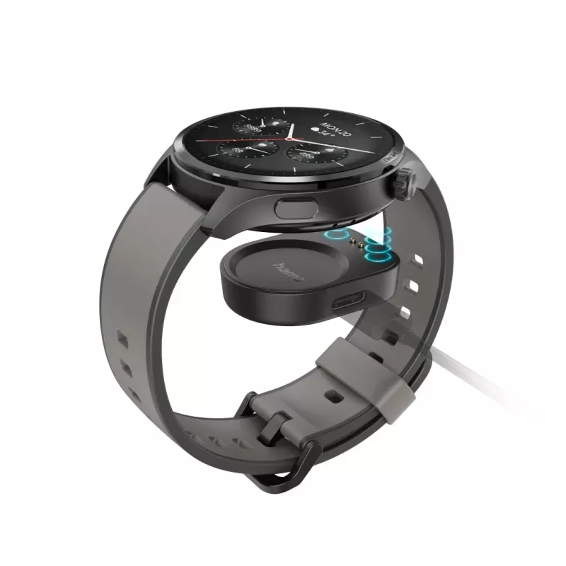 Hama 9000 3,63 cm (1,43 colio) AMOLED 52 mm skaitmeninis jutiklinis ekranas antracitinis GPS (palydovinis)