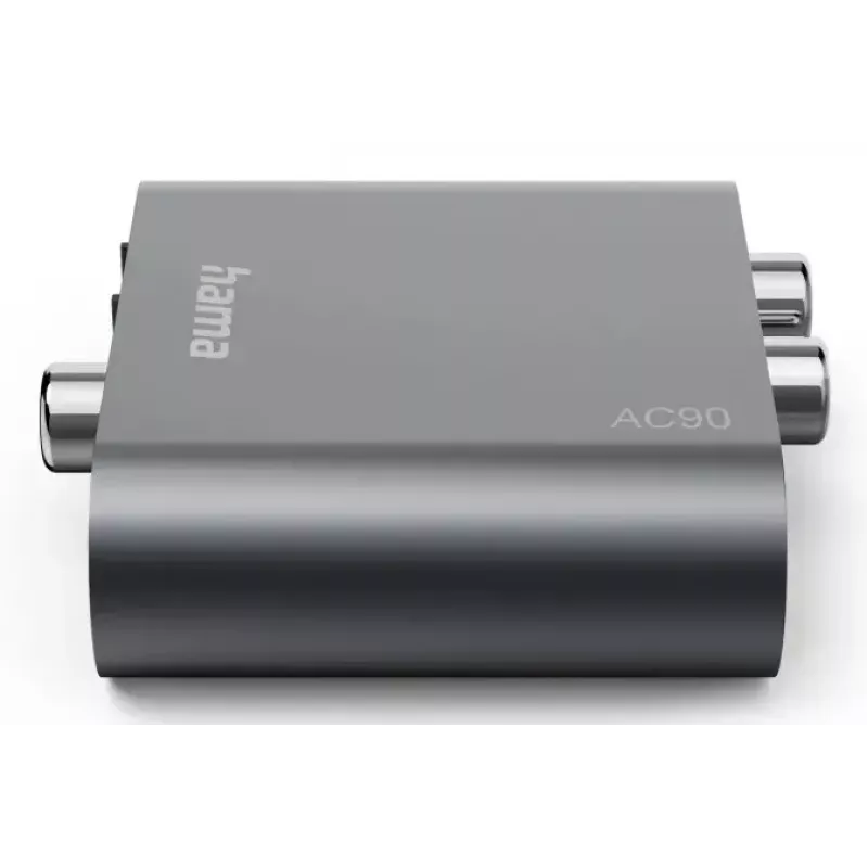 Hama AC90 sidabrinis USB Type-C įkroviklis 5V 49,1 mm x 57,4 mm x 16,8 mm