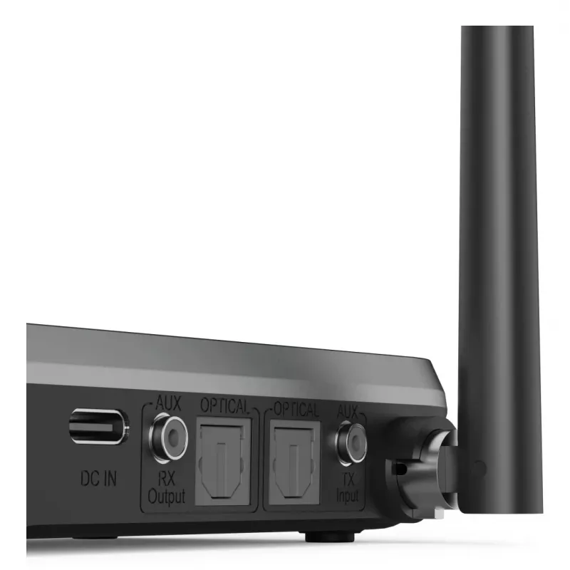 Belaidis garso siųstuvas-imtuvas HAMA Link.it duo 3,5 mm, Bluetooth, 10 m nuotolis, maitinamas per USB, juodas