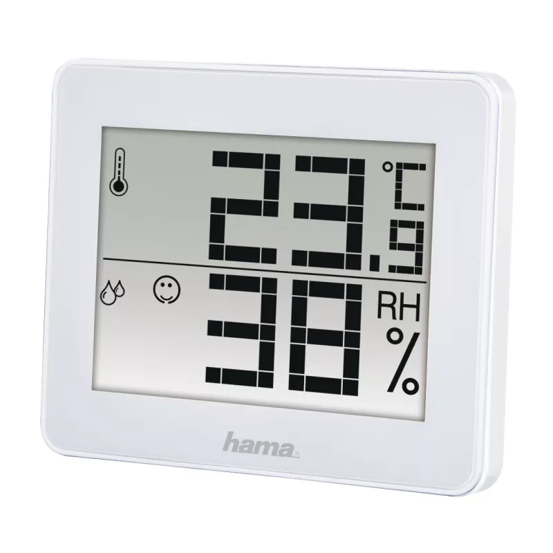 Skaitmeninis termometras higrometras Hama TH-130 baltas