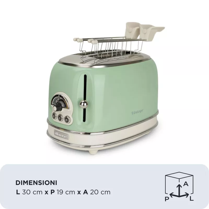 Ariete 0155/04 6 2 riekės (-ių) 810 W Žalias