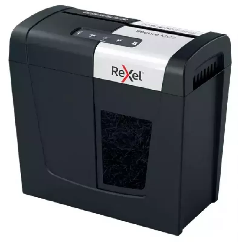 Rexel Secure MC3 Whisper-Shred mikro pjovimo popieriaus smulkintuvas P5