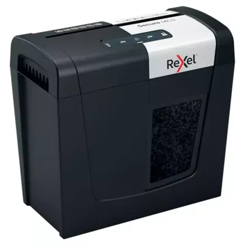 Rexel Secure MC3 Whisper-Shred mikro pjovimo popieriaus smulkintuvas P5