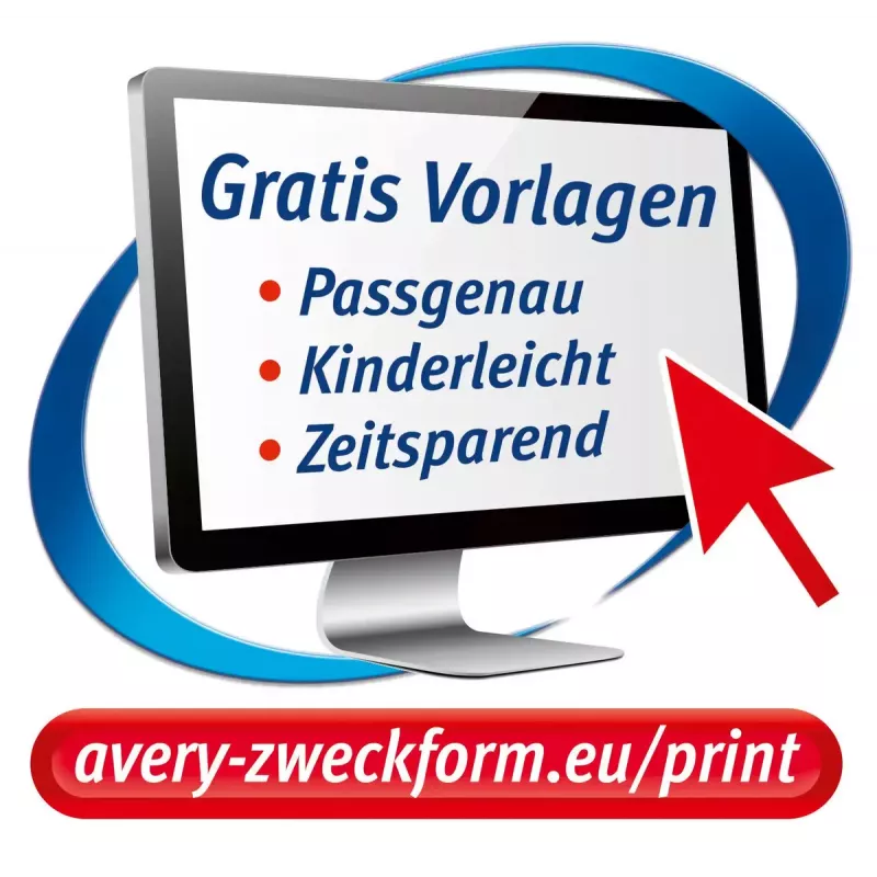 Audinio perkėlimas Avery MD1003 Rašalinis Baltas 210x297mm 4 vnt.