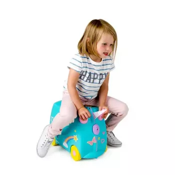 Lagaminas Trunki Una the Unicorn 4 ratukai 18 l rožinė, turkio, geltona