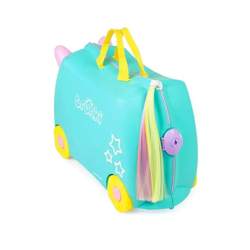 Lagaminas Trunki Una the Unicorn 4 ratukai 18 l rožinė, turkio, geltona