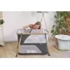 Kinderkraft Sofi pilka kelioninė lovelė kūdikiams, maksimali apkrova 15 kg
