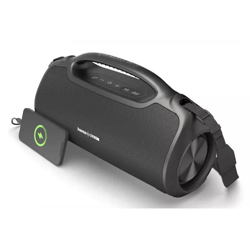 Kolona HAMA UltiMate Pro 120 W, belaidis Bluetooth, atspari vandeniui, įmontuota baterija, USB-C įkrovimas