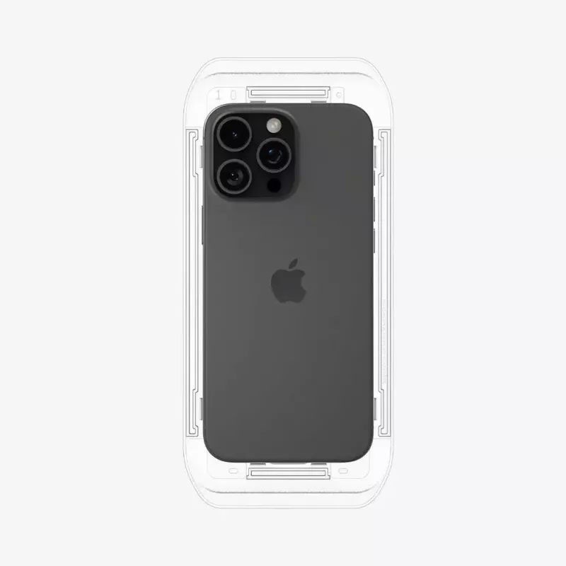 Ekrano apsauga Spigen GLAS.tR EZ Fit Apple iPhone 16 Pro Grūdintas stiklas Skaidrus 2 vnt.