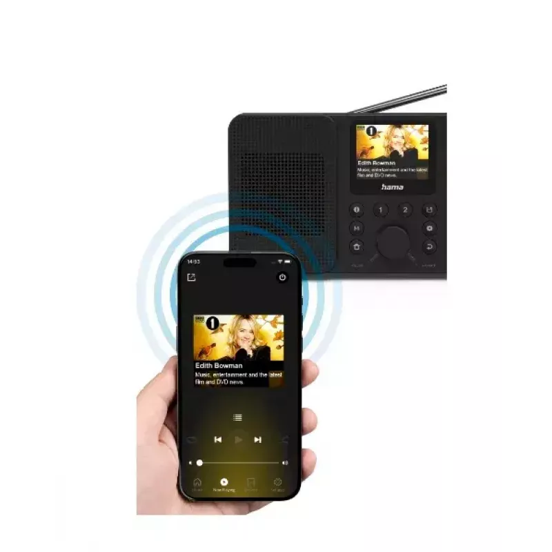 Asmeninis radijas Hama 00054257 skaitmeninis imtuvas DAB DAB+ FM 3W