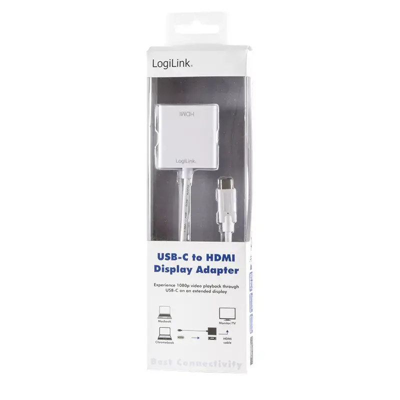 USB grafikos adapteris LogiLink UA0236A Baltas