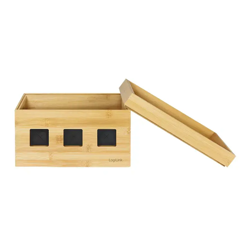 Maitinimo ilgintuvo dėžutė LogiLink KAB0076 medžio spalvos 140x255x165 mm