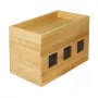 Maitinimo ilgintuvo dėžutė LogiLink KAB0076 medžio spalvos 140x255x165 mm