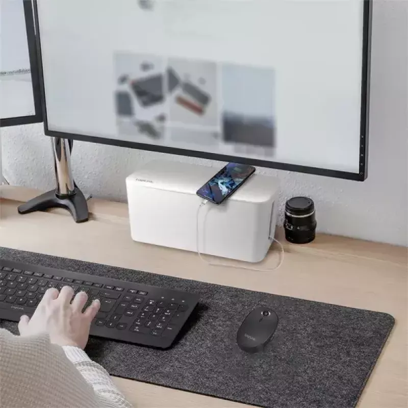 Kabelių dėžutė LogiLink KAB0078 universali balta 3 vnt.
