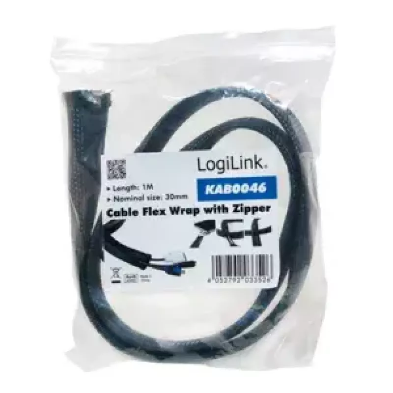 Kabelių įvorė LogiLink KAB0046 juoda