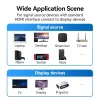HDMI laidas Vention 8K 48 Gbps HDMI 2.1 medvilniniu apvalkalu patinas-patinas 1 m mėlynas aliuminis