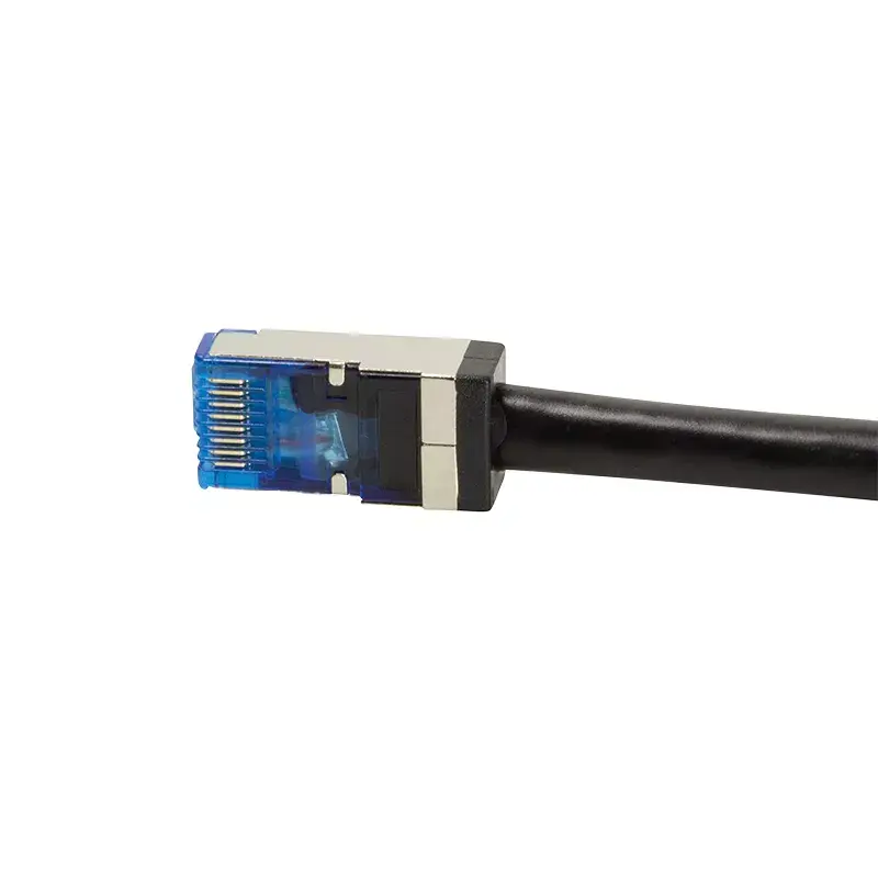 Tinklo kabelis LogiLink CQ7143S RJ-45 Cat6a 50 m juodas