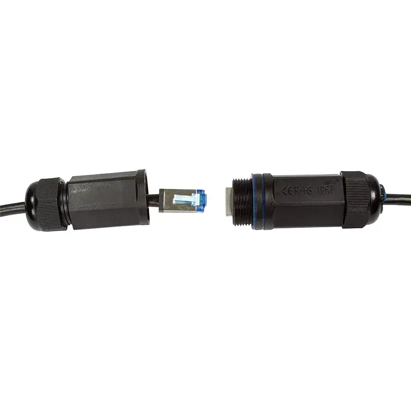 Tinklo kabelis LogiLink CQ7143S RJ-45 Cat6a 50 m juodas