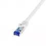 Tinklo kabelis LogiLink C6A071S RJ-45 Cat6a 5 m baltas