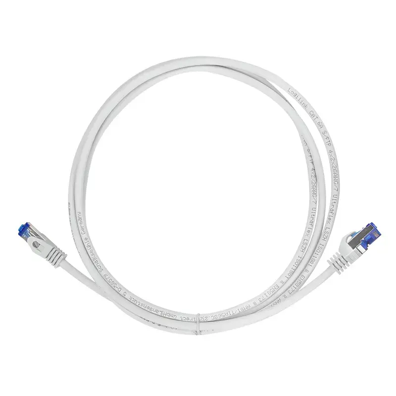 Tinklo kabelis LogiLink C6A082S RJ-45 Cat6a 7,5 m Pilkas
