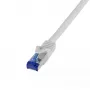 Tinklo kabelis LogiLink C6A142S RJ-45 Cat6a 50 m Pilkas