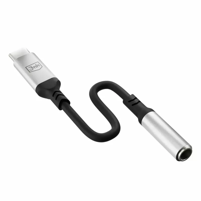 3,5 mm USB laidas 3MK 3,5 mm lizdas 1 vnt. USB-C į 3,5 mm lizdą