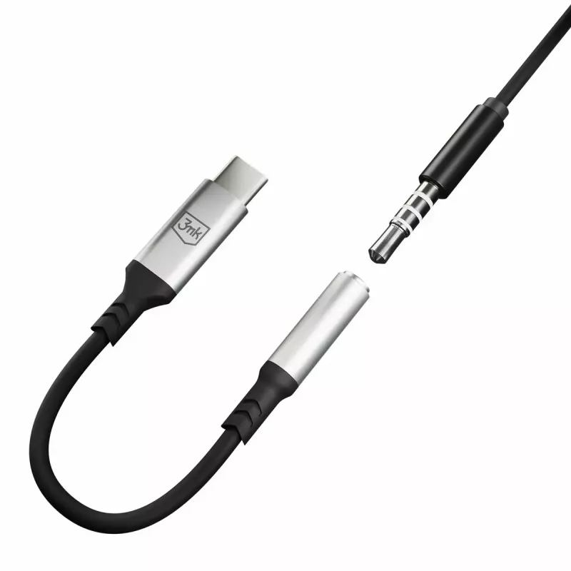 3,5 mm USB laidas 3MK 3,5 mm lizdas 1 vnt. USB-C į 3,5 mm lizdą