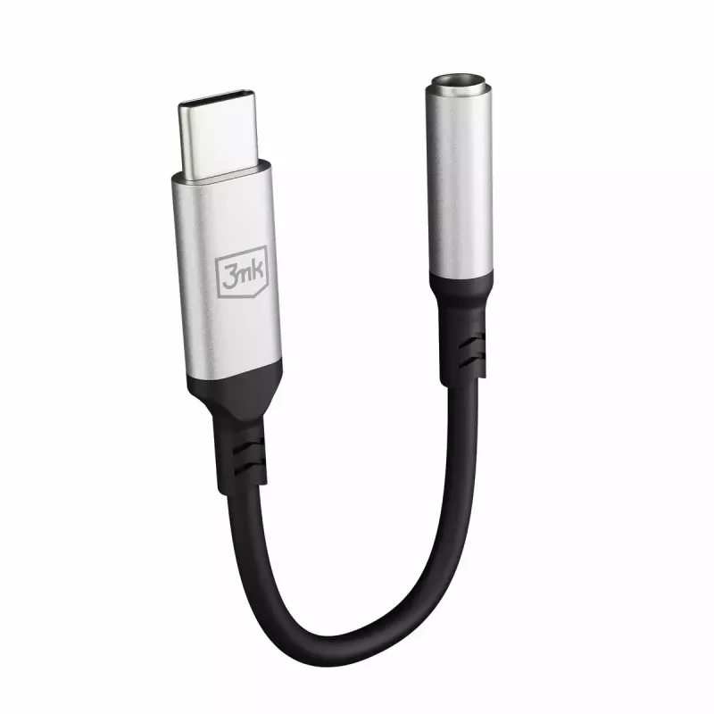 3,5 mm USB laidas 3MK 3,5 mm lizdas 1 vnt. USB-C į 3,5 mm lizdą
