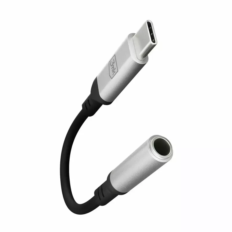 3,5 mm USB laidas 3MK 3,5 mm lizdas 1 vnt. USB-C į 3,5 mm lizdą