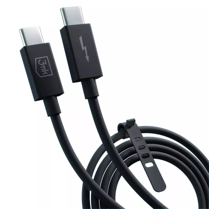 3MK Hyper Thunderbolt 3 kabelis USB kabelis 240W 1 vnt.