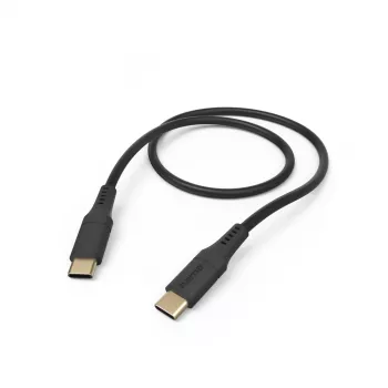 Hama lankstus USB laidas USB 2.0 1,5 m USB C juodas